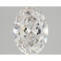 Lab Created 3.73 Carat F-VS2 Oval Diamond
