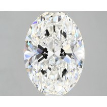 Lab Created 3.26 Carat F-SI1 Oval Diamond