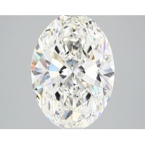 Lab Created 3.20 Carat G-SI1 Oval Diamond