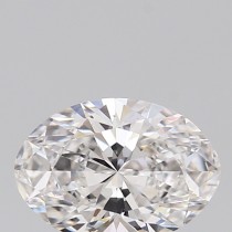 Lab Created 1.38 Carat F-VS1 Oval Diamond