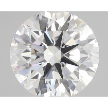 Lab Created 3.30 Carat F-VS1 Round Diamond