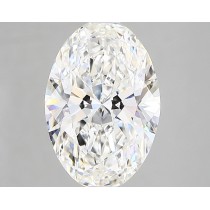 Lab Created 2.39 Carat F-VS1 Oval Diamond Lab Created 2.39 Carat F-VS1 Oval Diamond