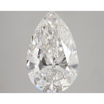 Lab Created 5.02 Carat F-VS1 Pear Shaped Diamond