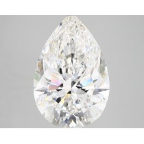 Lab Created 4.28 Carat G-VS2 Pear Shaped Diamond Lab Created 4.28 Carat G-VS2 Pear Shaped Diamond