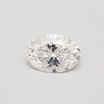 Lab Created 0.39 Carat E-VS1 Oval Diamond