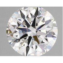 Lab Created 2.32 Carat F-VS1 Round Diamond