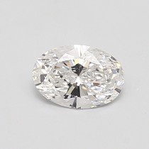 Lab Created 0.62 Carat E-SI1 Oval Diamond