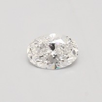 Lab Created 0.35 Carat E-SI1 Oval Diamond