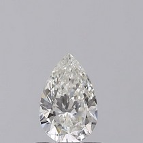 0.48 Carat H-VS1 Pear Shaped Natural Diamond