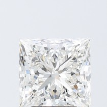 Lab Created 4.40 Carat H-VVS2 Princess Cut Diamond Lab Created 4.40 Carat H-VVS2 Princess Cut Diamond