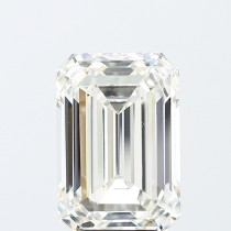 Lab Created 7.84 Carat G-VS2 Emerald Cut Diamond