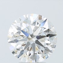Lab Created 4.03 Carat G-VS1 Round Diamond Lab Created 4.03 Carat G-VS1 Round Diamond