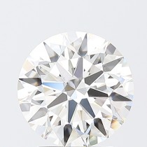 Lab Created 2.74 Carat G-VS1 Round Diamond