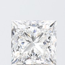 Lab Created 3.17 Carat F-VS1 Princess Cut Diamond