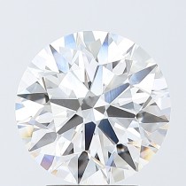 Lab Created 3.54 Carat F-VS1 Round Diamond Lab Created 3.54 Carat F-VS1 Round Diamond