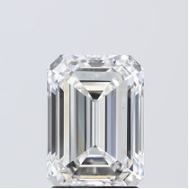 Lab Created 2.49 Carat F-VS1 Emerald Cut Diamond Lab Created 2.49 Carat F-VS1 Emerald Cut Diamond