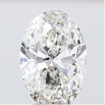 Lab Created 4.00 Carat G-VS1 Oval Diamond