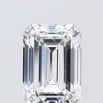 Lab Created 2.33 Carat F-VS1 Emerald Cut Diamond Lab Created 2.33 Carat F-VS1 Emerald Cut Diamond