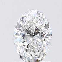 Lab Created 1.22 Carat F-VS1 Oval Diamond