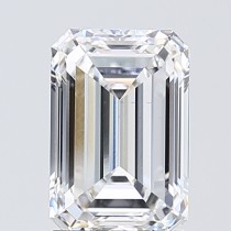 Lab Created 2.18 Carat E-VS1 Emerald Cut Diamond