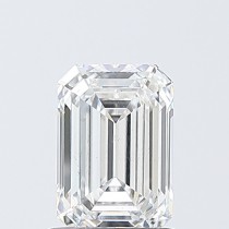 Lab Created 1.25 Carat E-VS2 Emerald Cut Diamond Lab Created 1.25 Carat E-VS2 Emerald Cut Diamond
