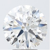 Lab Created 4.12 Carat G-VVS2 Round Diamond