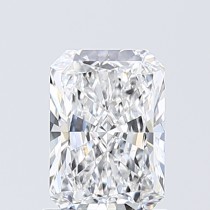 Lab Created 1.25 Carat E-VS2 Radiant Cut Diamond