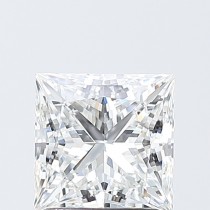 Lab Created 1.71 Carat E-VS1 Princess Cut Diamond