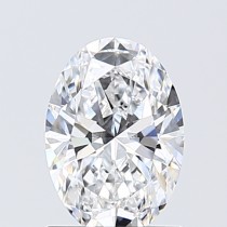 Lab Created 1.21 Carat D-VS1 Oval Diamond