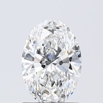 Lab Created 1.21 Carat E-VS1 Oval Diamond