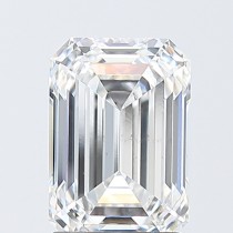 Lab Created 2.30 Carat F-VS1 Emerald Cut Diamond Lab Created 2.30 Carat F-VS1 Emerald Cut Diamond