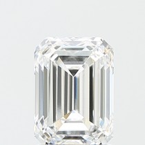 Lab Created 1.70 Carat E-VS1 Emerald Cut Diamond