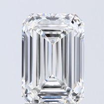 Lab Created 2.33 Carat E-VVS2 Emerald Cut Diamond Certified By IGI Lab Created 2.33 Carat E-VVS2 Emerald Cut Diamond Certified By IGI