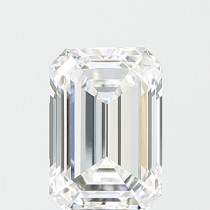 Lab Created 2.41 Carat E-VVS2 Emerald Cut Diamond