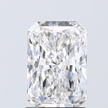 Lab Created 1.58 Carat F-VS1 Radiant Cut Diamond