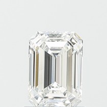 Lab Created 1.20 Carat E-VS1 Emerald Cut Diamond