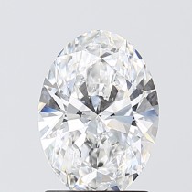 Lab Created 1.60 Carat E-VS1 Oval Diamond Lab Created 1.60 Carat E-VS1 Oval Diamond