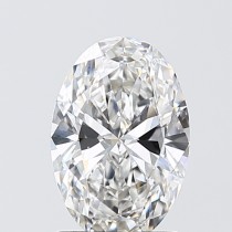 Lab Created 1.60 Carat G-VS1 Oval Diamond