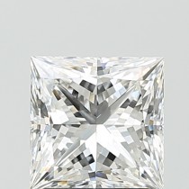 Lab Created 2.19 Carat E-VS1 Princess Cut Diamond