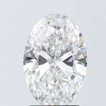 Lab Created 2.19 Carat F-VS1 Oval Diamond