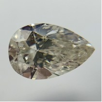 0.70 Carat J-I1 Pear Shaped Natural Diamond