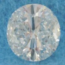 0.58 Carat F-SI2 Oval Natural Diamond