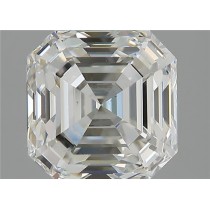 3.02 Carat H-VS1 Asscher Cut Natural Diamond