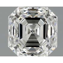 1.01 Carat E-VS2 Asscher Cut Natural Diamond