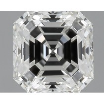 1.13 Carat E-VVS2 Asscher Cut Natural Diamond