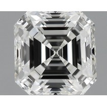 1.04 Carat E-VVS2 Asscher Cut Natural Diamond