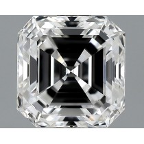 1.02 Carat F-VVS1 Asscher Cut Natural Diamond