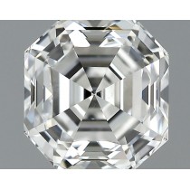 1.03 Carat F-SI1 Asscher Cut Natural Diamond