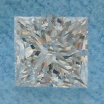 0.79 Carat F-SI1 Princess Cut Natural Diamond