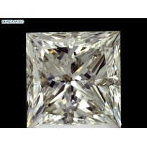 3.01 Carat K-SI2 Princess Cut Natural Diamond